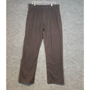 Iron Co Pants Mens 34 Gray Chino Straight Leg Performance Stretch‎ Casual Preppy